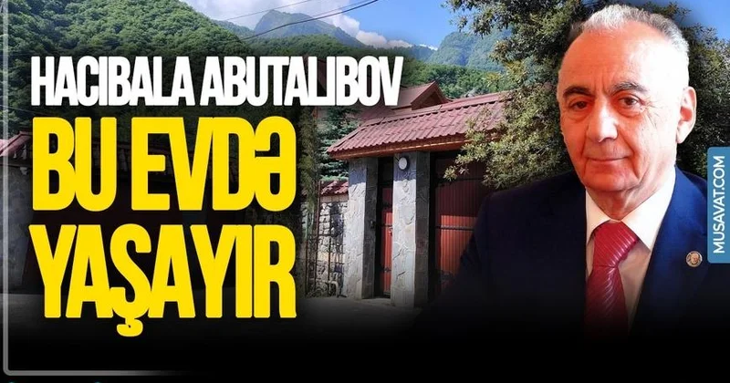 Abutalıbov bu evdə yaşayır VİDEO