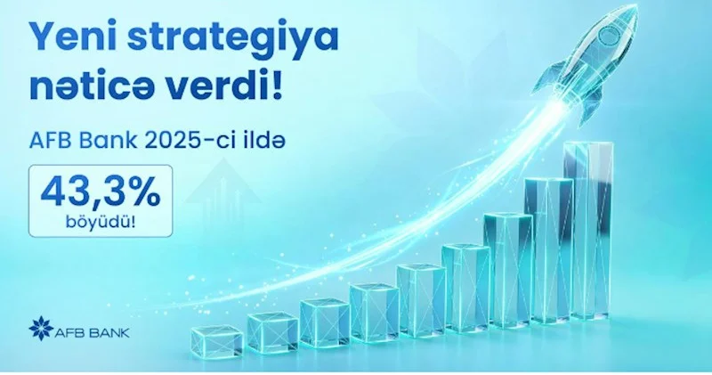 Yeni strategiya nəticə verdi: AFB Bank 2025 ci ildə 43,3% böyüdü!