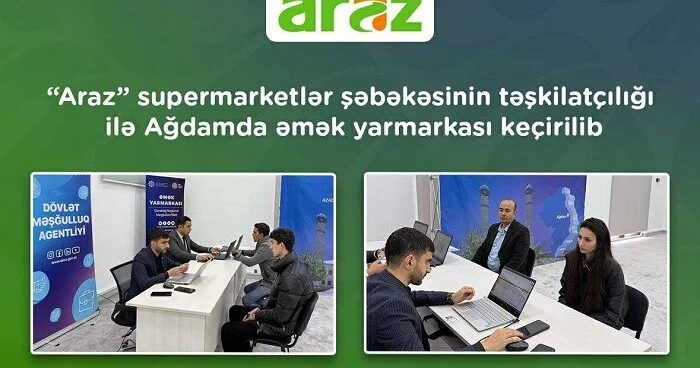 “Araz”ın təşkilatçılığı ilə Ağdamda əmək yarmarkası keçirilib