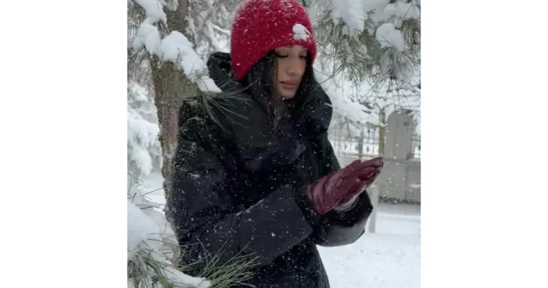 Зимний вайб от Фидан Нур ФОТО ВИДЕО