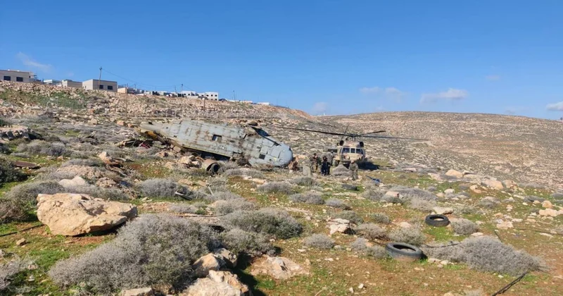 İsraildə zədələnmiş helikopter təxliyə zamanı qəzaya uğrayıb VİDEO
