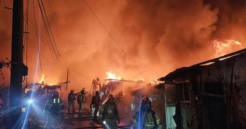 В Сеуле пожар оставил 180 человек без крыши над головой