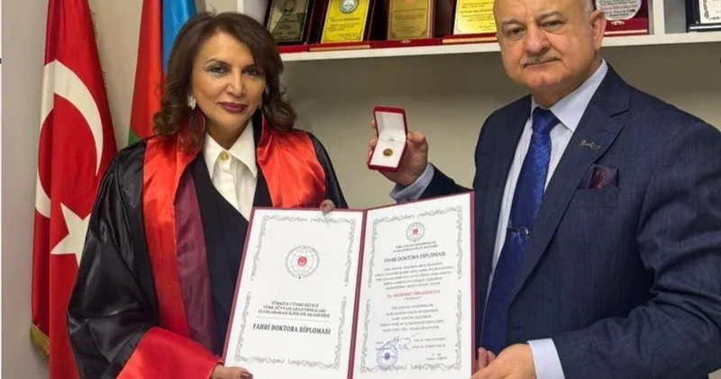 Türk Dünyası Araşdırmaları Beynəlxalq Elmlər Akademiyası Məhəbbət İbrahimovanı fəxri doktor adına və beynəlxalq mükafata layiq görüb