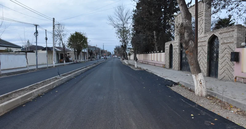 İmişlinin avtomobil yollarında yenidənqurma işləri yekunlaşdı Fotolar