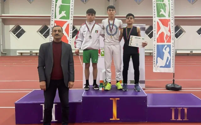 Atletimiz ardıcıl 3 cü qızıl medal qazandı FOTO