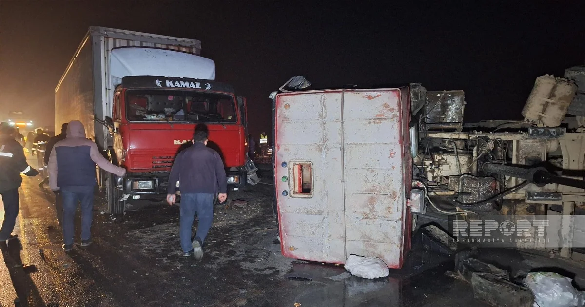 Число пострадавших в массовом ДТП в Уджаре достигло 22 человек ФОТО ОБНОВЛЕНО