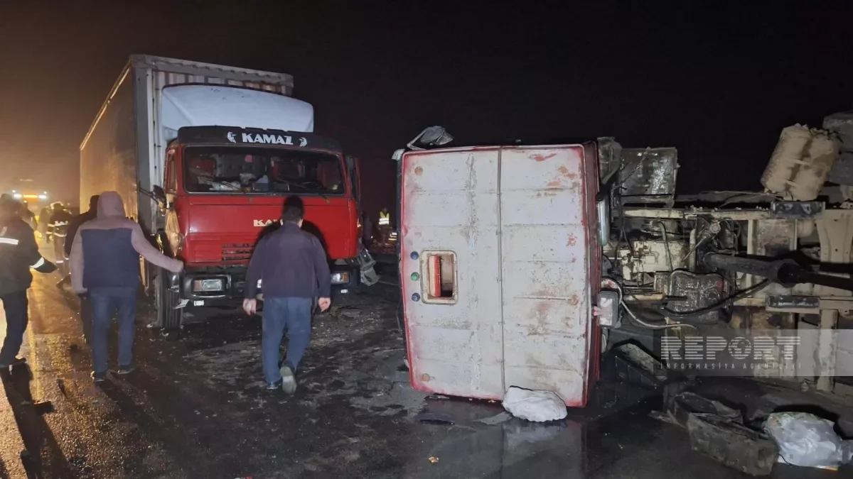 Ужасное ДТП c участием 13 автомобилей в Уджаре, есть погибшие ФОТО