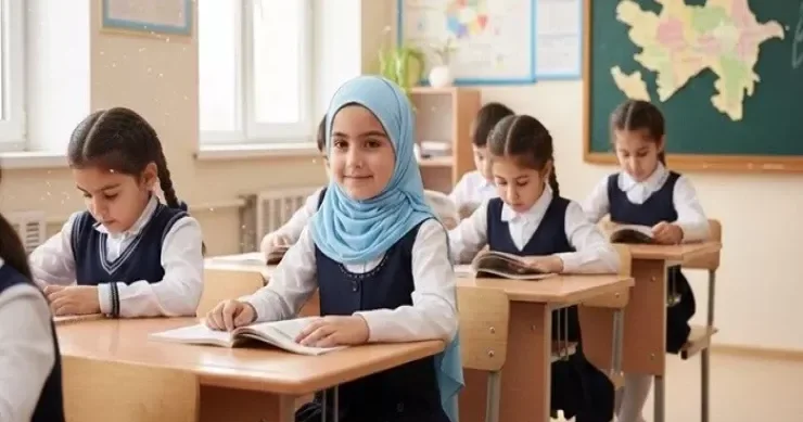 Məktəbə hicabla getmək olar? Uşaqlar uşaqlığını yaşasın