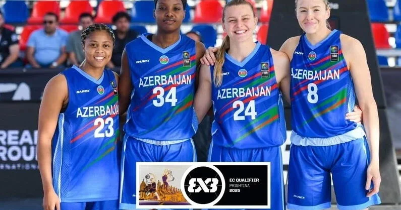 Сборная Азербайджана по баскетболу 3х3 впервые сыграет в Кубке чемпионов ФИБА