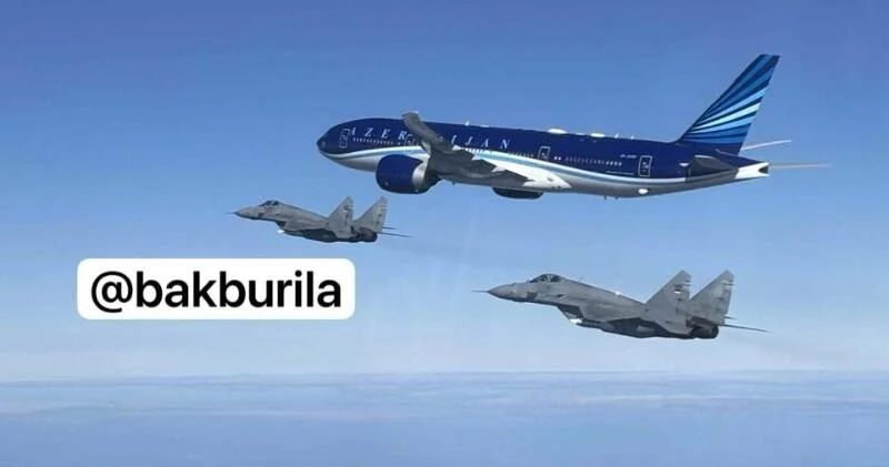 Истребители ВВС Сербии сопроводили самолет Президента Ильхама Алиева ФОТО