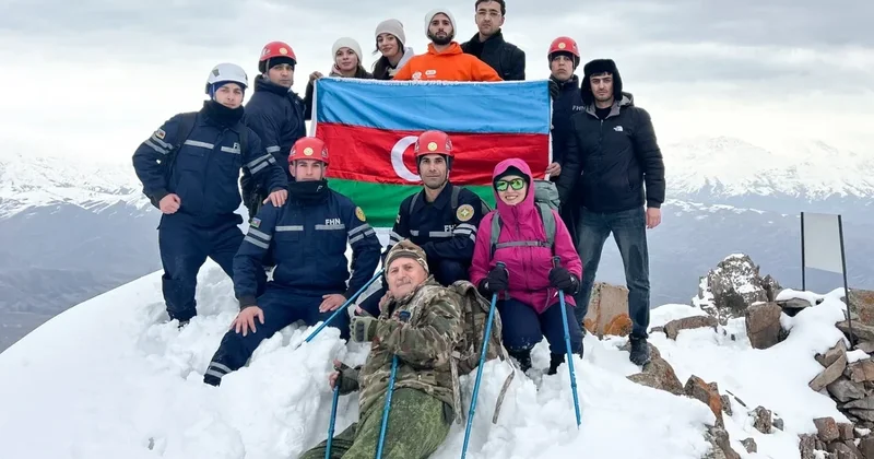 Türkiyəli alpinistlərin iştirakı ilə Haçadağa 10 cu zirvə yürüşü baş tutub FOTO