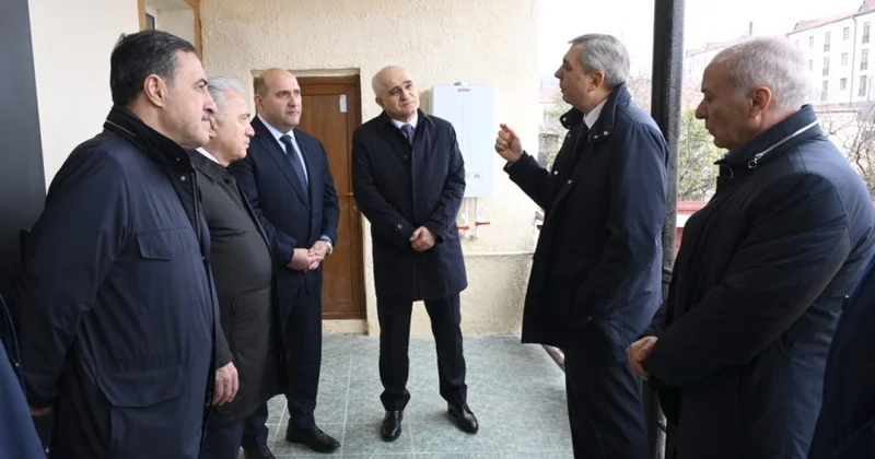 Əlaqələndirmə Qərargahının üzvləri Xocavənddə təmir olunmuş fərdi evə baxış keçiriblər