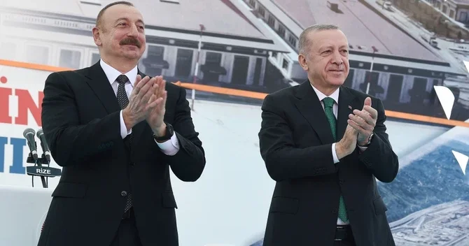 İlham Əliyev və Ərdoğan Rize Artvin hava limanının açılışında iştirak ediblər YENİLƏNİB FOTO/VİDEO
