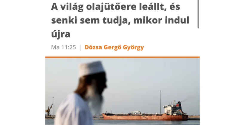 Macarıstan mediası: Hörmüz boğazının bağlanması qlobal neft bazarını sarsıdır