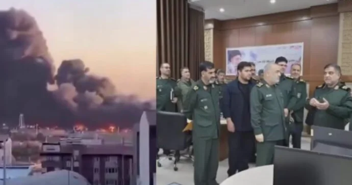 SEPAH ın komandanlıq bunkerinə zərbə: 50 yüksək rütbəli zabit məhv edilib VİDEO