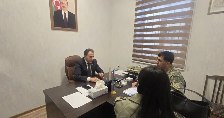 Deputat Zaur Şükürov vətəndaş qəbulu keçirib