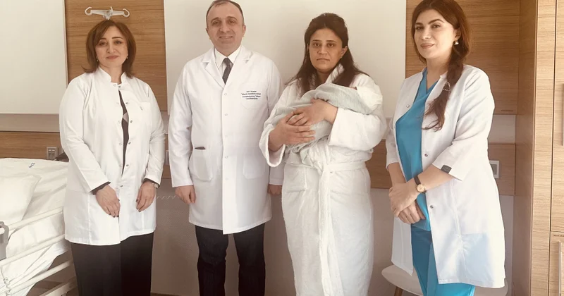 Azərbaycanda qadın böyrək köçürüldükdən sonra 2 uşaq dünyaya gətirib