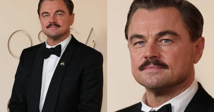Leonardo DiKaprionun bığları gündəm oldu Fotolar