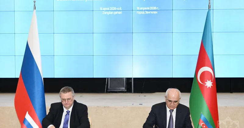 Подписана Дорожная карта по внедрению электронной транспортной накладной в Азербайджане и России ФОТО