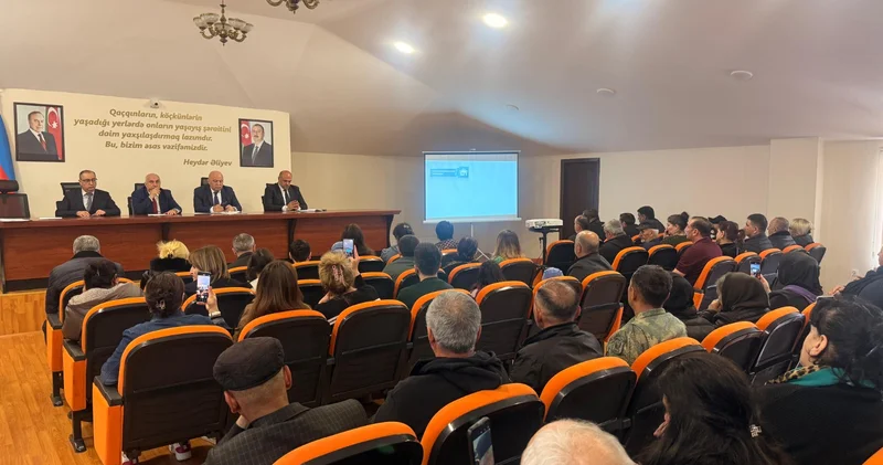 Keçmiş məcburi köçkünlər maarifləndirildi