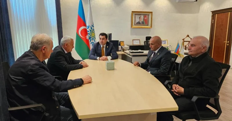 YAP Goranboy rayon təşkilatında yubiley yaşı tamam olan partiya veteranları ilə görüş keçirildi