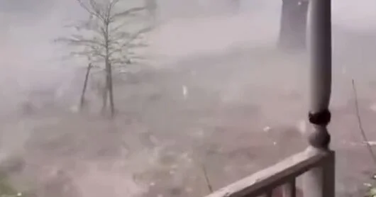 Аномальный град накрыл Индиану ВИДЕО