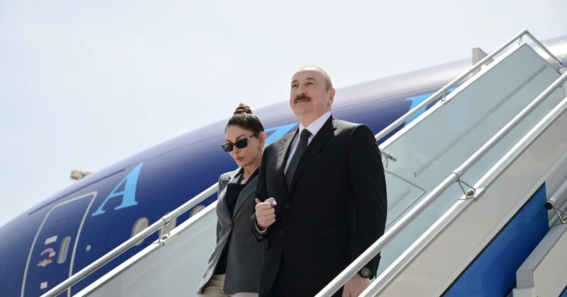 İlham Əliyev və birinci xanım Türkiyədədir FOTOLAR