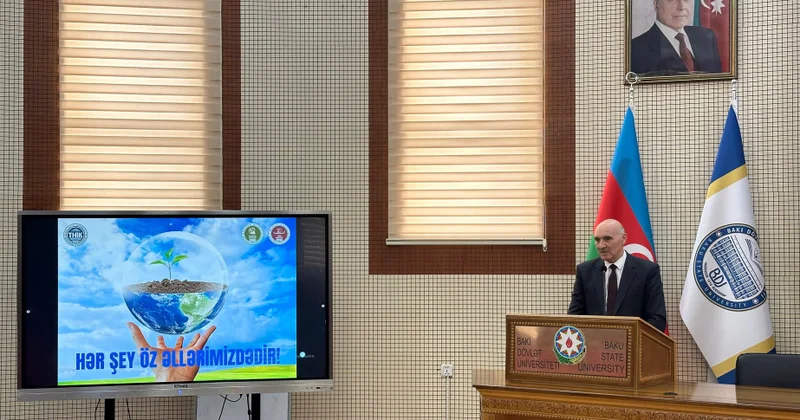 BDU tələbələri ətraf mühitin qorunması yollarını öyrənirlər