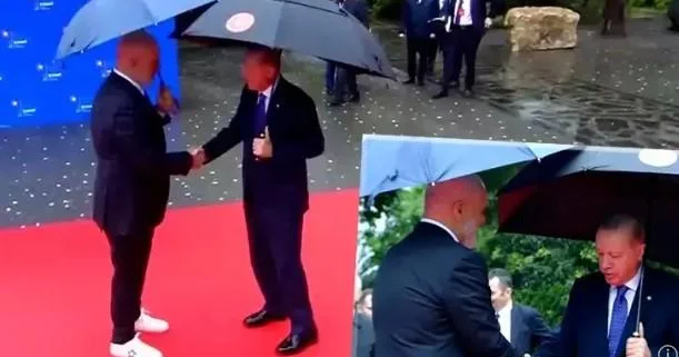 Ərdoğan və Rama arasında səmimi anlar VİDEO