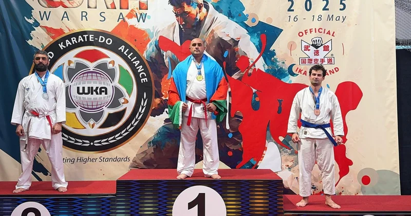 Xidmət əməkdaşı karate üzrə Avropa çempionu olub