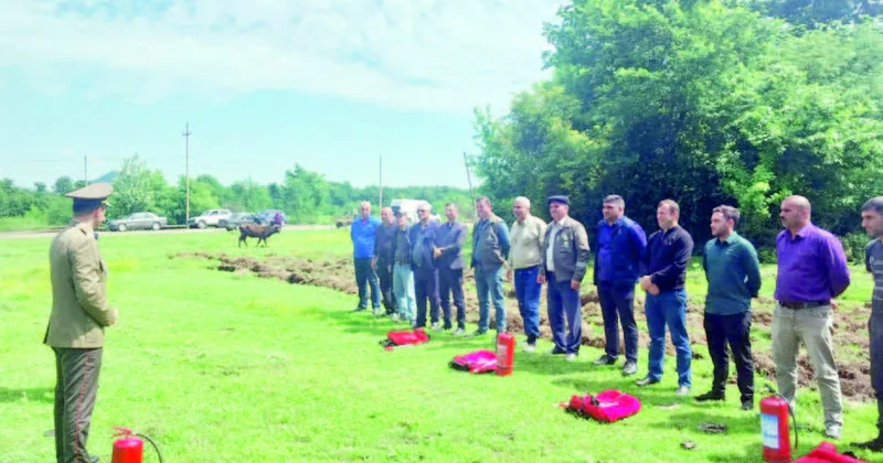 Yanğın təhlükəsizliyi ilə bağlı maarifləndirmə tədbirləri