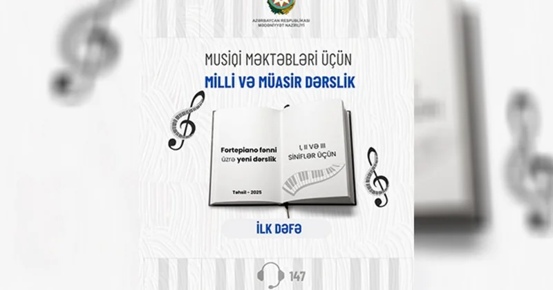 Azərbaycanda ilk dəfə fortepiano ixtisası üzrə milli dərslik hazırlanır
