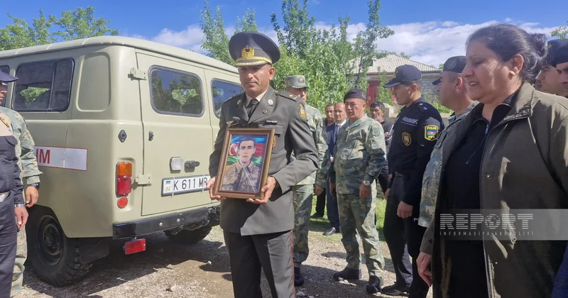 Şəhid Muxtar Məmmədov Sədərəkdə dəfn olunub FOTOLAR
