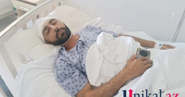 Tovuzda qadın kişinin başına pivə bakalı vurdu