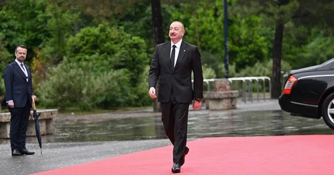 İlham Əliyev Albaniyada mühüm tədbirdə iştirak etdi CANLI KONKRET