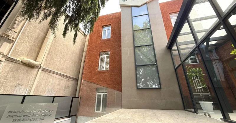 Vəkillər Kollegiyası Gəncə Regional Bürosunun tarixi abidə olan inzibati binasının bir hissəsi bərpa edilib