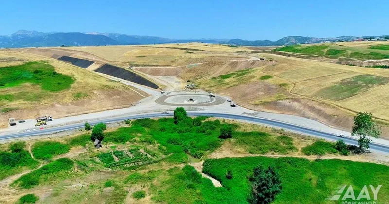 Muğanlı İsmayıllı Qəbələ yolunda tunel olacaq 960 metr