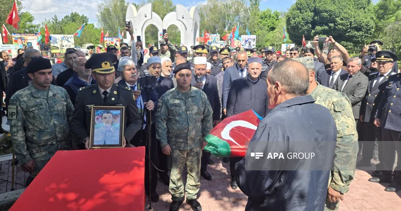 Birinci Qarabağ müharibəsində itkin düşmüş hərbçinin qalıqları Naxçıvanda dəfn olunub YENİLƏNİB FOTO