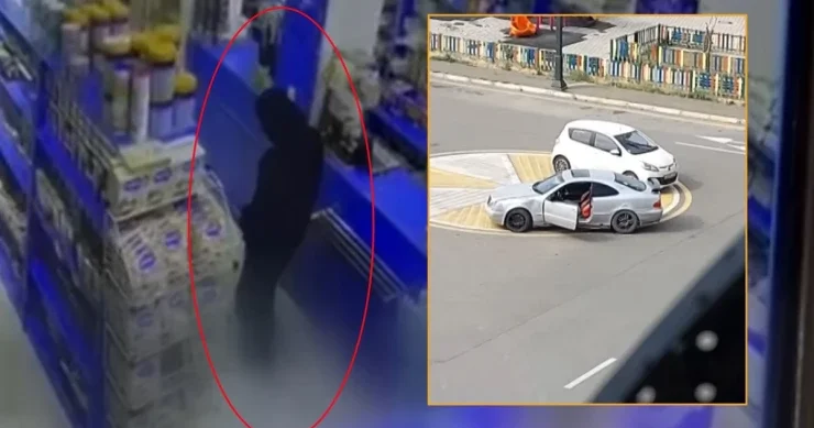 Bakıda uşağı məktəbin qarşısından oğurlamaq istəyiblər? VİDEO