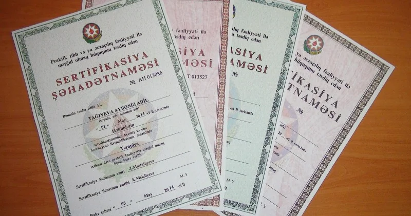 Tibb işçilərinin sertifikasiyası davam edir Nazir rəqəmləri açıqladı