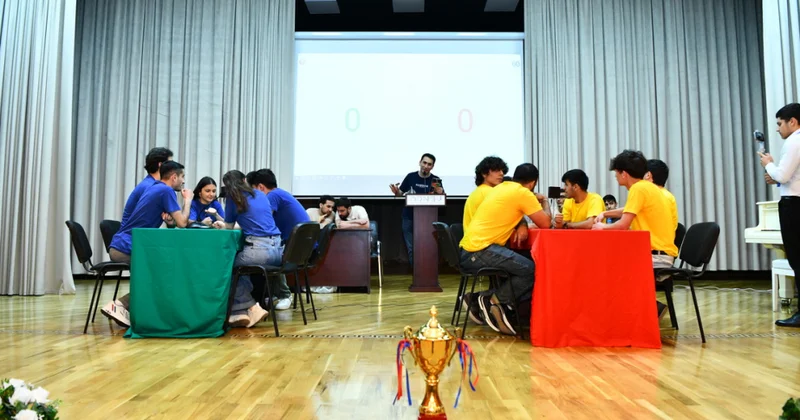 ADNSU da keçirilən “Brain Ring” çempionatında Kimya texnologiya fakültəsi qalib olub