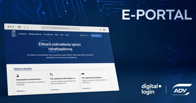 ADY nin elektron xidmətlər portalı “digital.login”ə inteqrasiya edilib