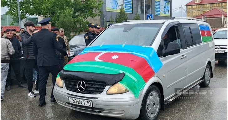 Останки шехида Первой Карабахской войны доставлены в Губу: состоялась церемония прощания