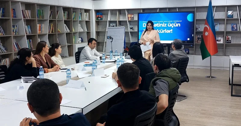 DİM: “Təqdimat bacarıqlarının inkişafı” mövzusunda təlim təşkil edilib