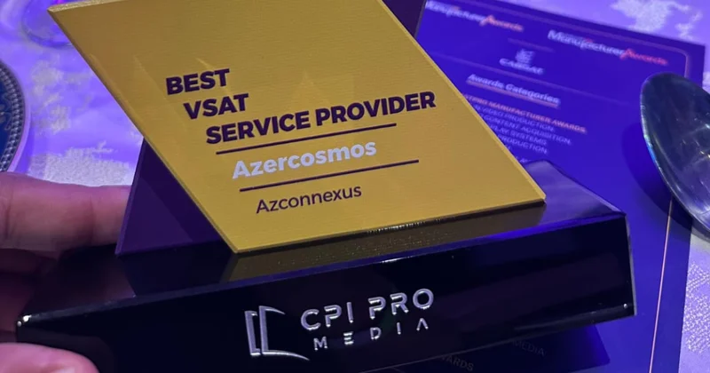Компания Азеркосмос удостоена международной награды за продукт Azconnexus