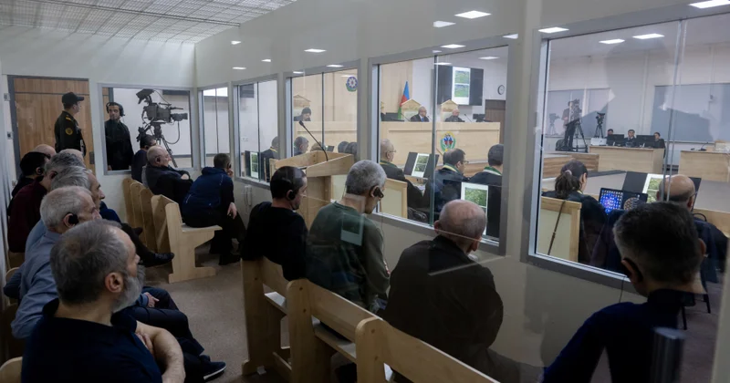 Arayik Harutyunyan, Arkadi Qukasyan, Bako Sahakyan, Babayan, Mnatsakanyan və... Bakıda növbəti məhkəmə + FOTOLAR