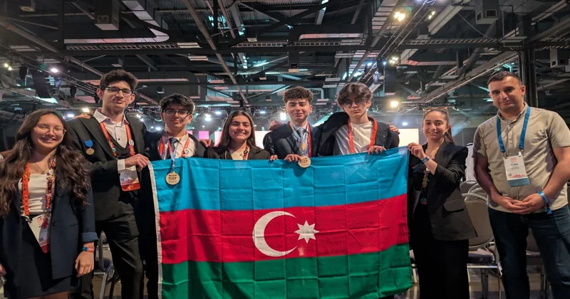 Məktəblilərimiz ABŞ da keçirilən müsabiqədə bürünc medal qazanıblar FOTOLAR