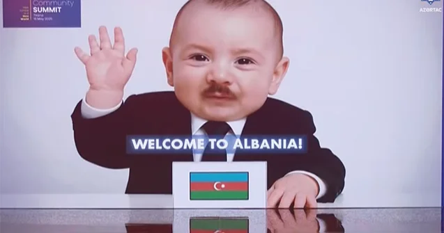 Prezidentləri güldürən sürpriz... Video