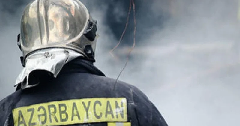 Baku electronics də yanğın oldu