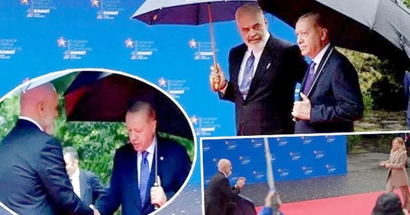 Baş nazir Melonini diz çökərək qarşıladı: Ərdoğan idman ayaqqabılarına baxdı